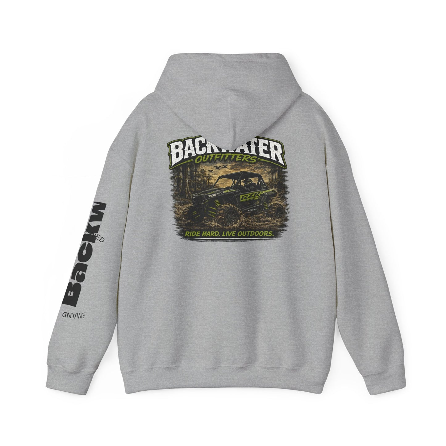 Backwater Outfitters Hoodie – Off‑Road UTV Adventure Sweatshirt