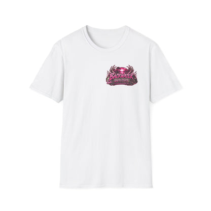Women Backwater Outfitters "Pretty Tough" Fishing T-Shirt Printify