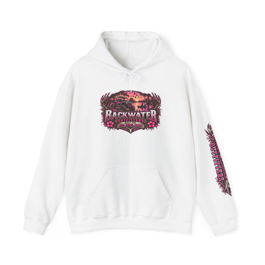 Backwater 'Wild At Heart' Hoodie – Outdoors Adventure Pullover Printify
