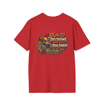 Buggy Off-Road Tee — "Bad Decisions Make Good Trail Stories" ATV/Jeep Adventure T-Shirt Printify
