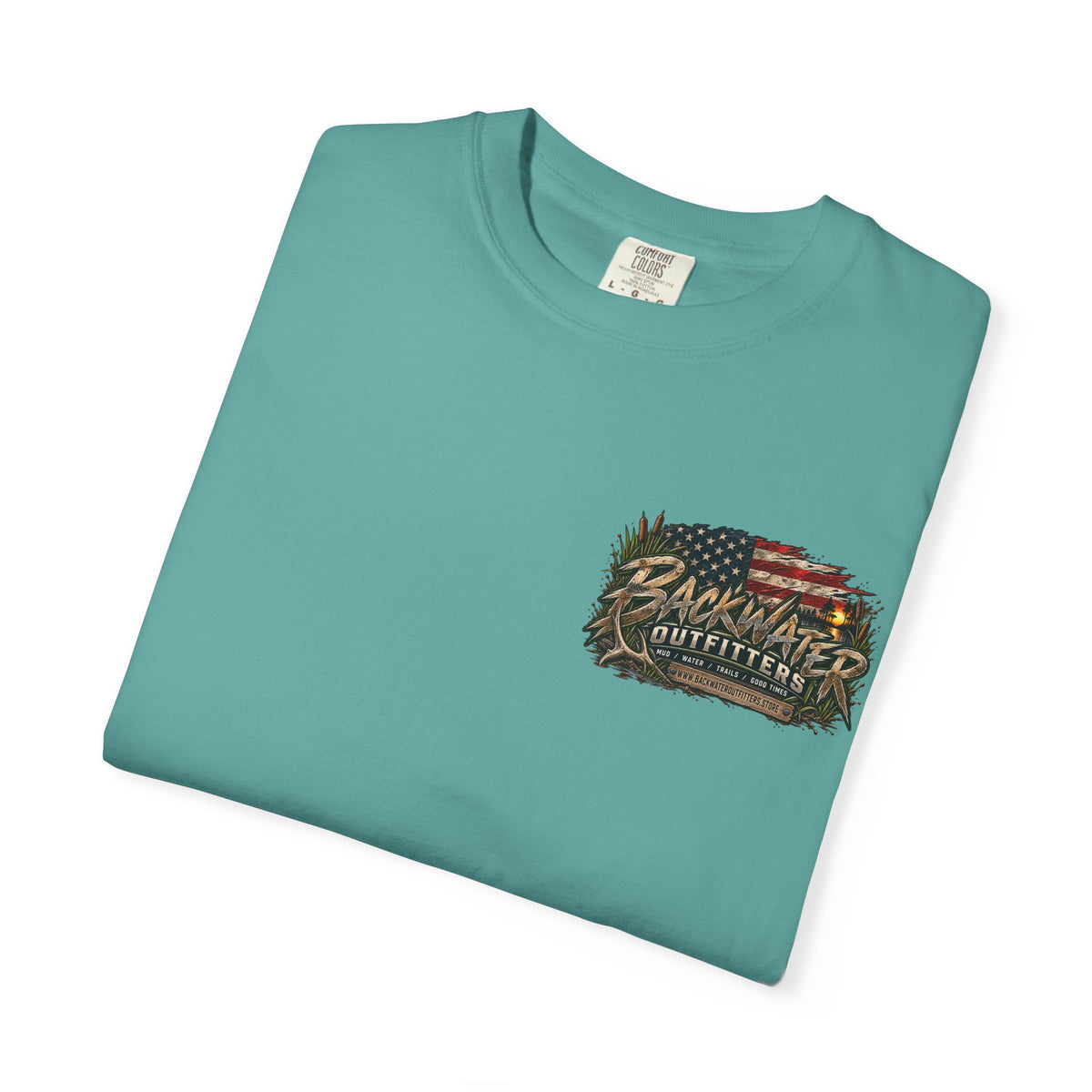 Backwater Outfitters American Flag T-Shirt