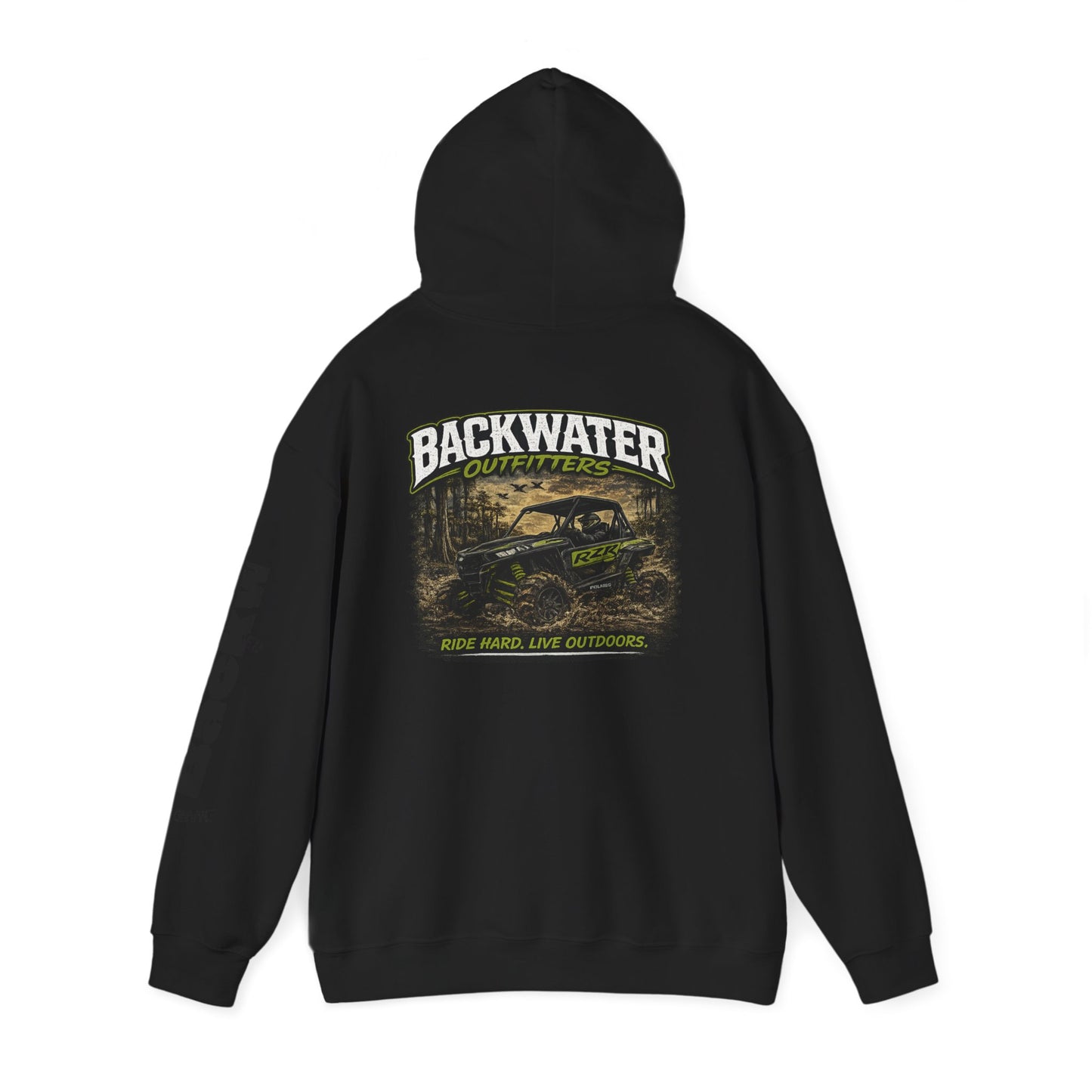 Backwater Outfitters Hoodie – Off‑Road UTV Adventure Sweatshirt