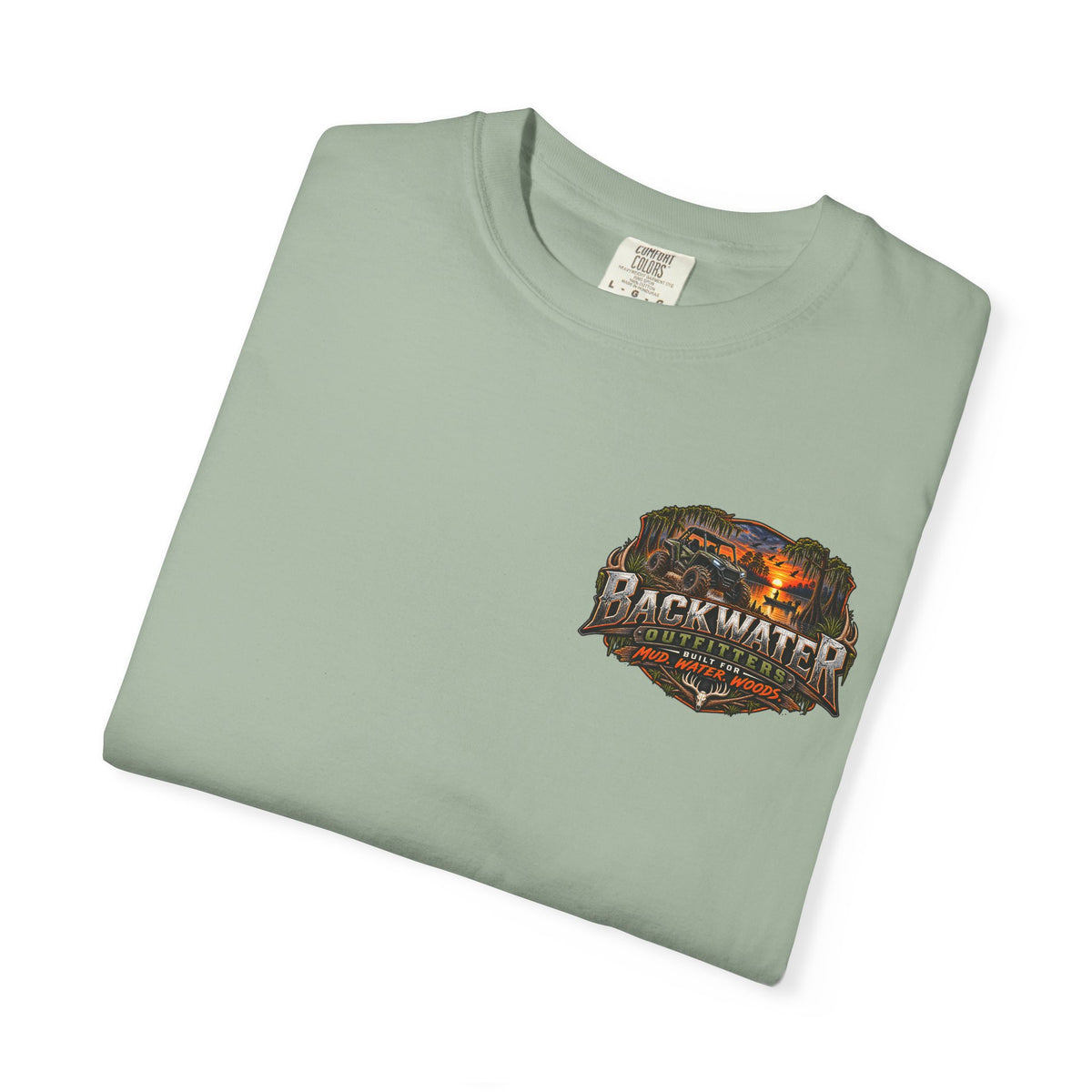 Backwater Outfitters Deer Graphic T-Shirt Printify