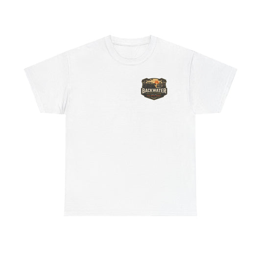 Backwater Outfitters Hunting T-Shirt — "Chase. Hunt. Repeat." Outdoor Deer Skull Tee