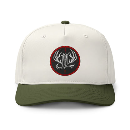 Embroidered Antler Crest Two-Tone Cap Printify