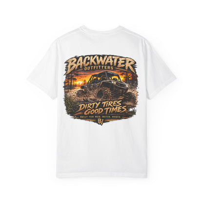 Backwater Outfitters "Dirty Tires, Good Times" T-Shirt