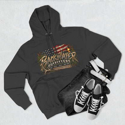 Backwater Outfitters Off-Road Hoodie — American Flag & UTV Graphic Printify