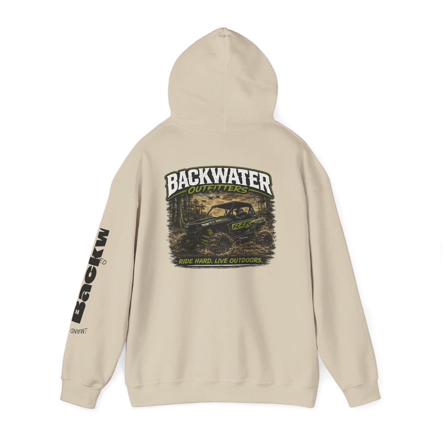 Backwater Outfitters Hoodie – Off‑Road UTV Adventure Sweatshirt