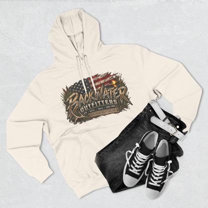 Backwater Outfitters Off-Road Hoodie — American Flag & UTV Graphic Printify