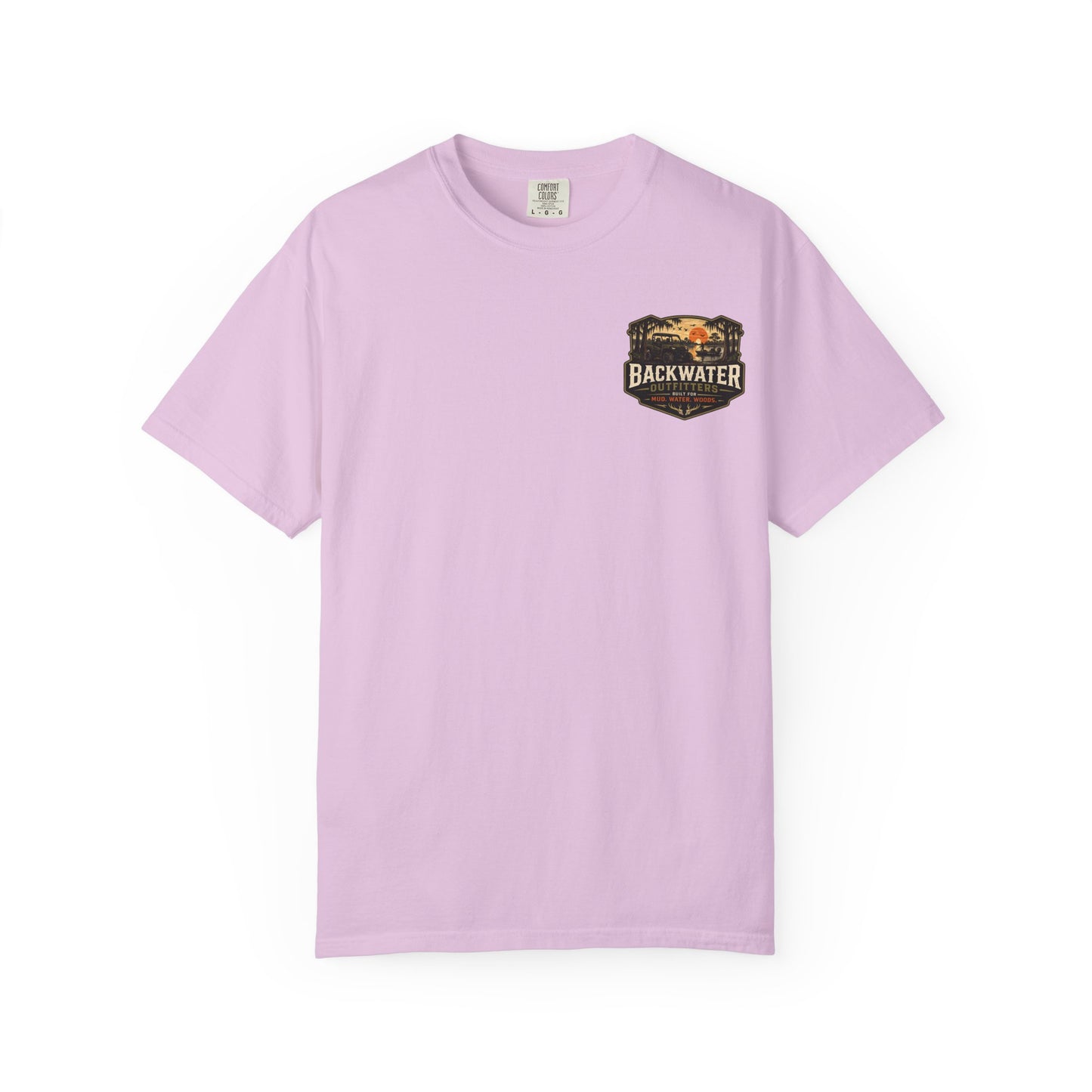 Backwater Outfitters UTV Adventure T-Shirt — "Ride Hard, Live Outdoors" Graphic Tee