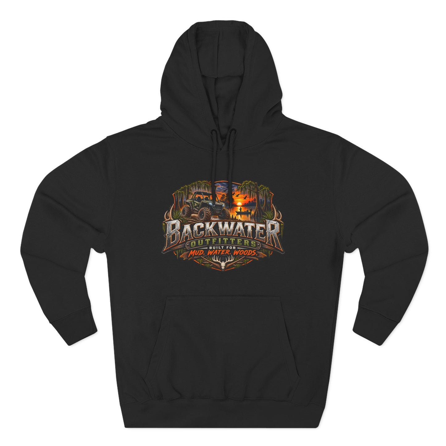 Backwater Outfitters Mud Bogging Hoodie — “If You Can Read This… Send It” Off-Road Pullover