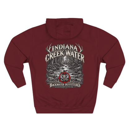 James Luker Indiana Creek Water Backwater Outfitters Hoodie Printify