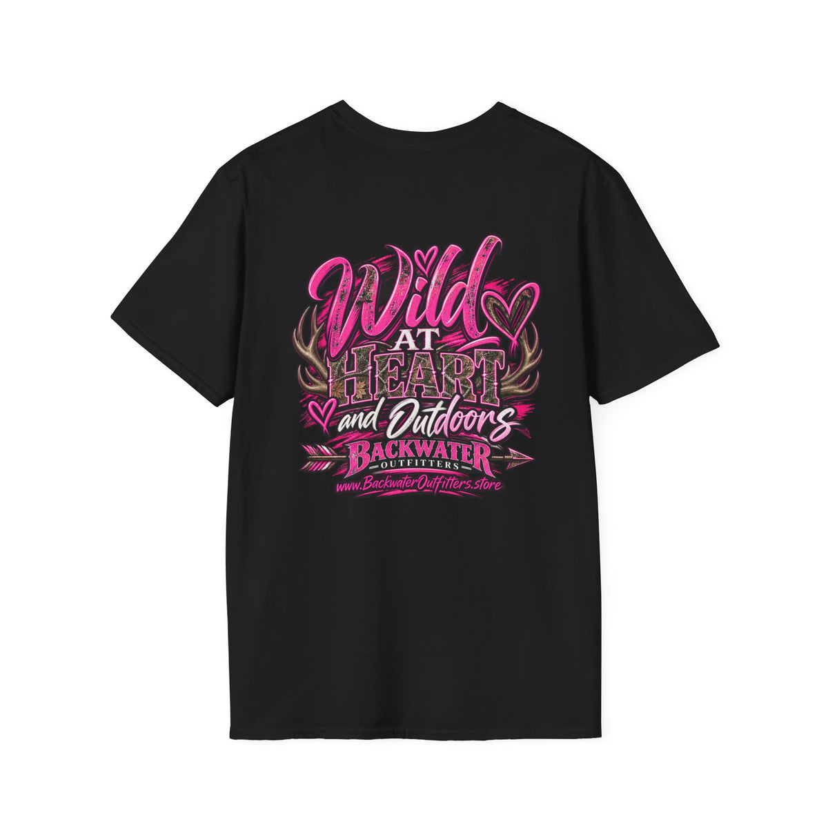 Women Wild at Heart Outdoor Backwater Graphic T-Shirt
