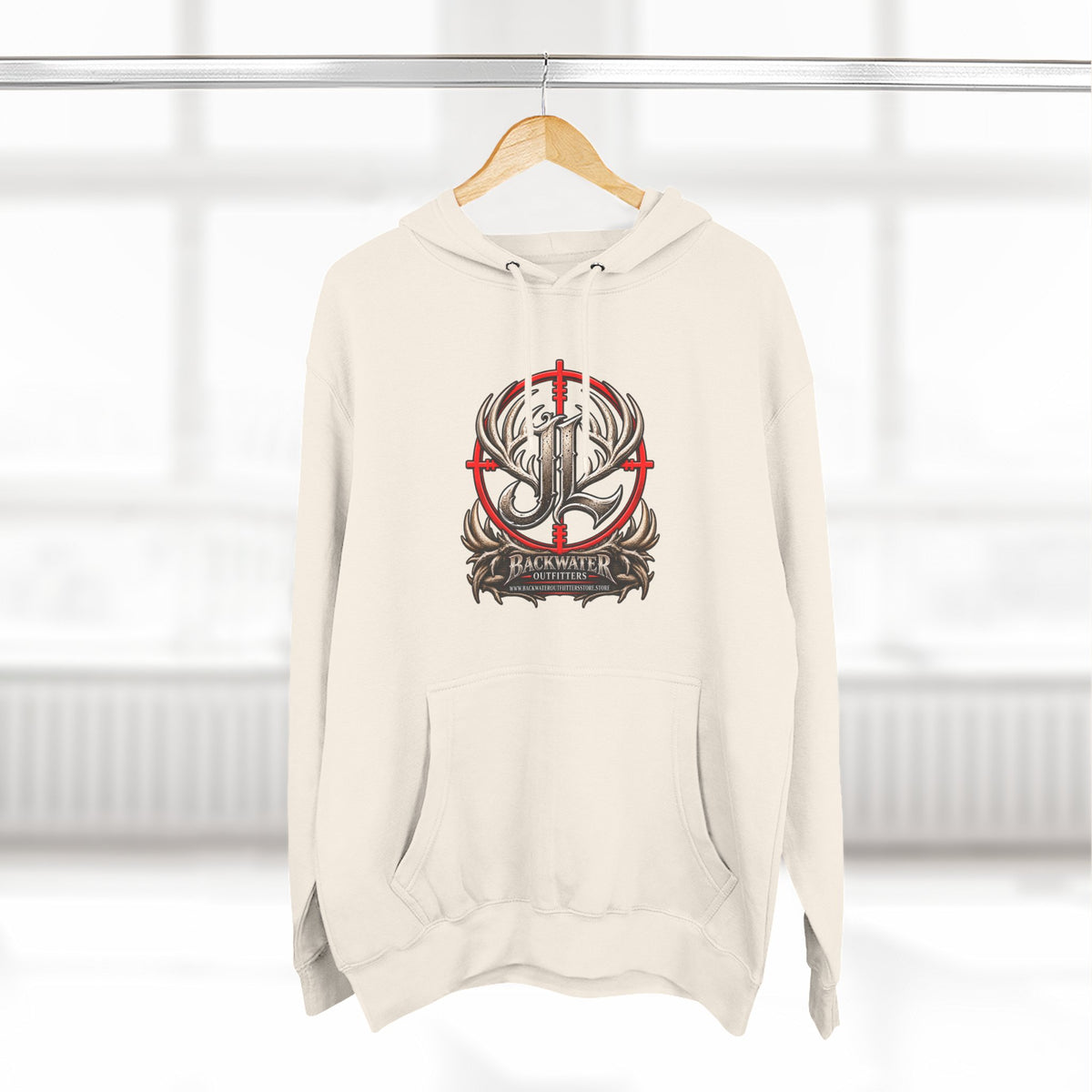 James Luker Indiana Creek Water Backwater Outfitters Hoodie Printify