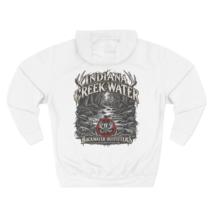 James Luker Indiana Creek Water Backwater Outfitters Hoodie Printify