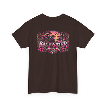 Backwater Sunset Tee — Coastal Fishing & Outdoors Graphic T-Shirt