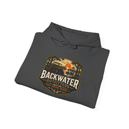 Backwater Outfitters Hoodie – "Can't Talk, I'm in a Stand Meeting" Hunting Hoodie