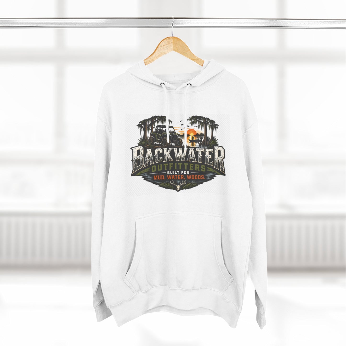 Backwater Outfitters Racing Hoodie — Financial Mistake Off‑Road Design