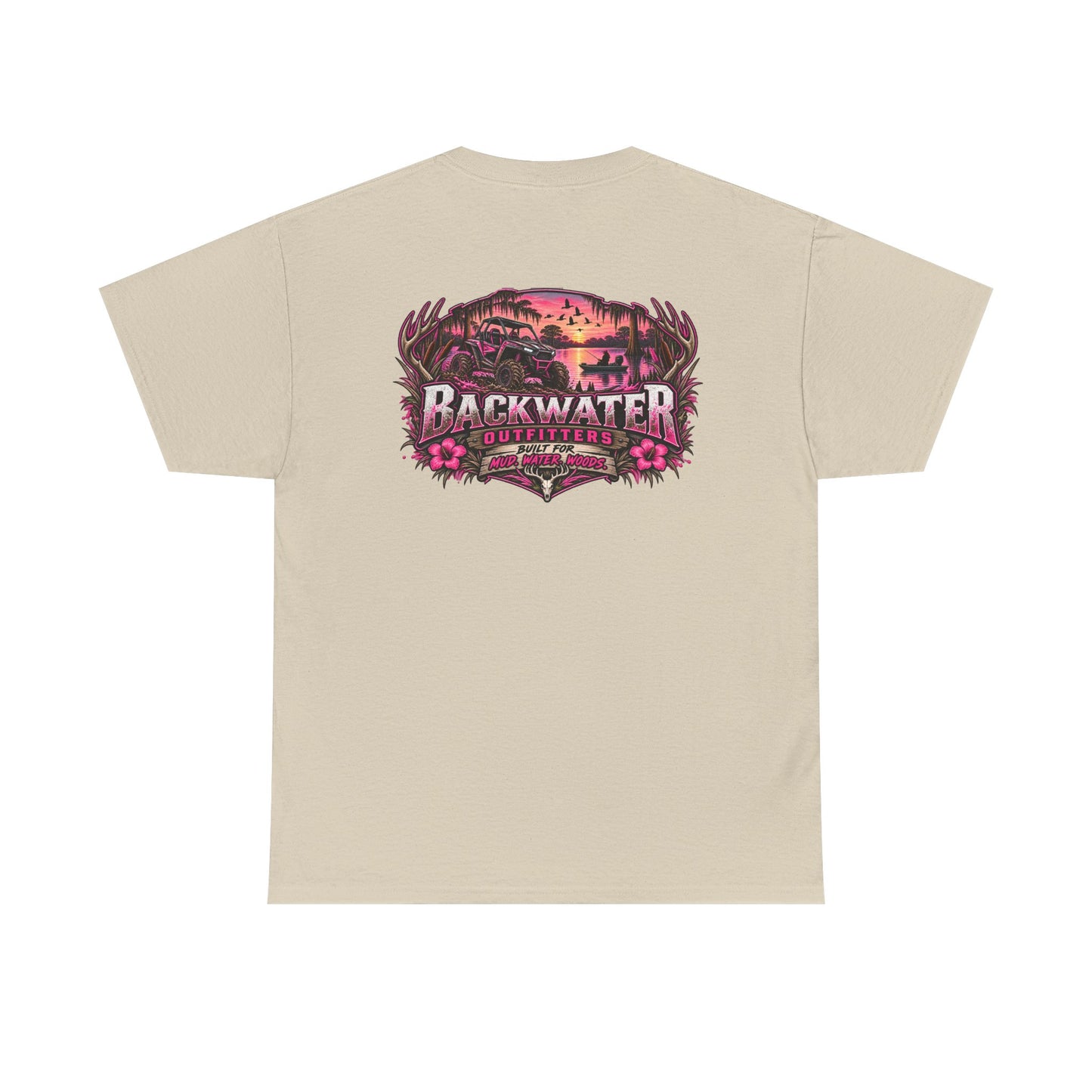 Backwater Sunset Tee — Coastal Fishing & Outdoors Graphic T-Shirt