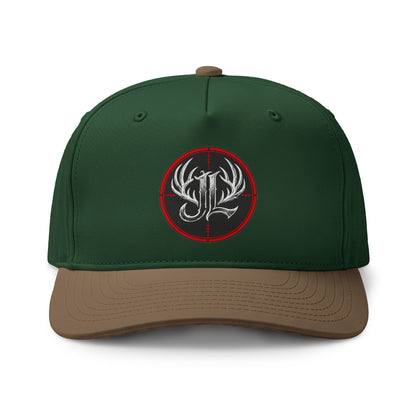Embroidered Antler Crest Two-Tone Cap Printify