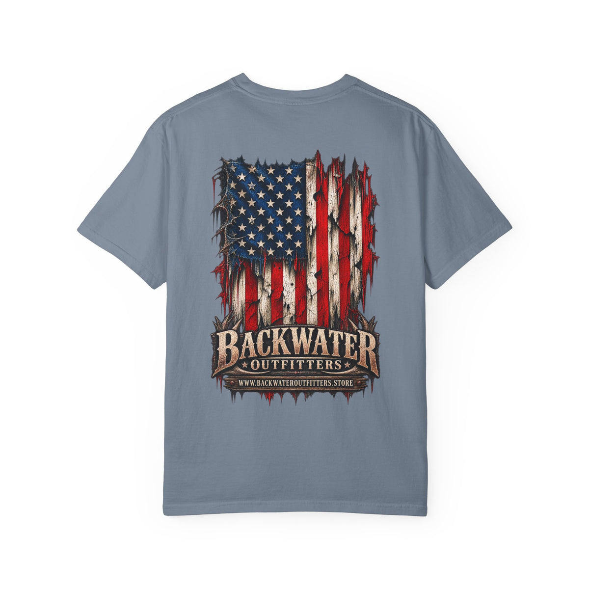 Backwater Outfitters American Flag T-Shirt