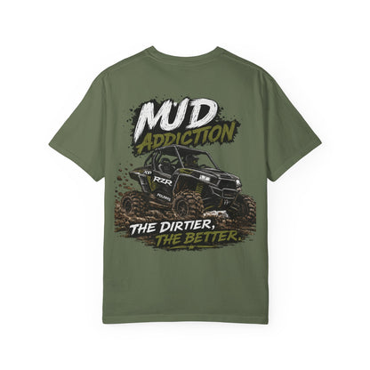 Backwater Outfitters Sunset Canoe T-Shirt — "Built for Mud. Water. Woods."