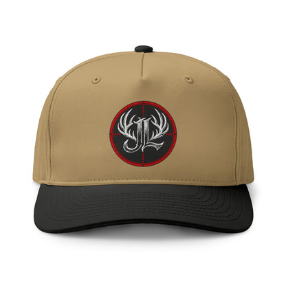 Embroidered Antler Crest Two-Tone Cap Printify
