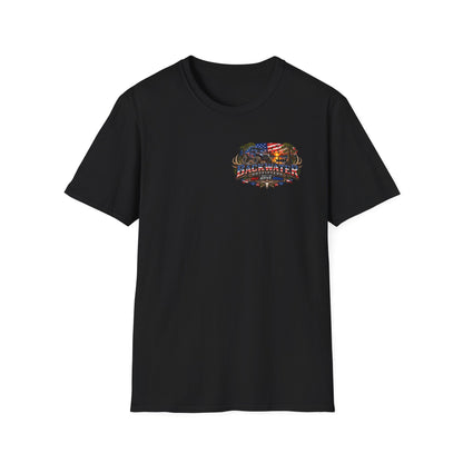Hooked on Backwater Fishing T-Shirt — Bass Angler Graphic Tee Printify
