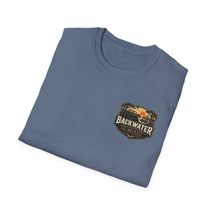 Backwater Outfitters Buggy T-Shirt — Vintage Sunset Fishing & Outdoors Tee