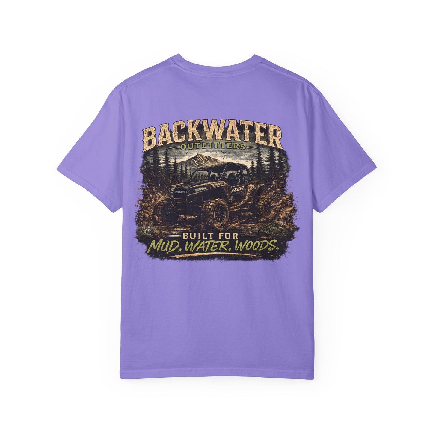 Backwater Offroad T-Shirt — "Built for Mud, Water, Woods" Graphic Tee