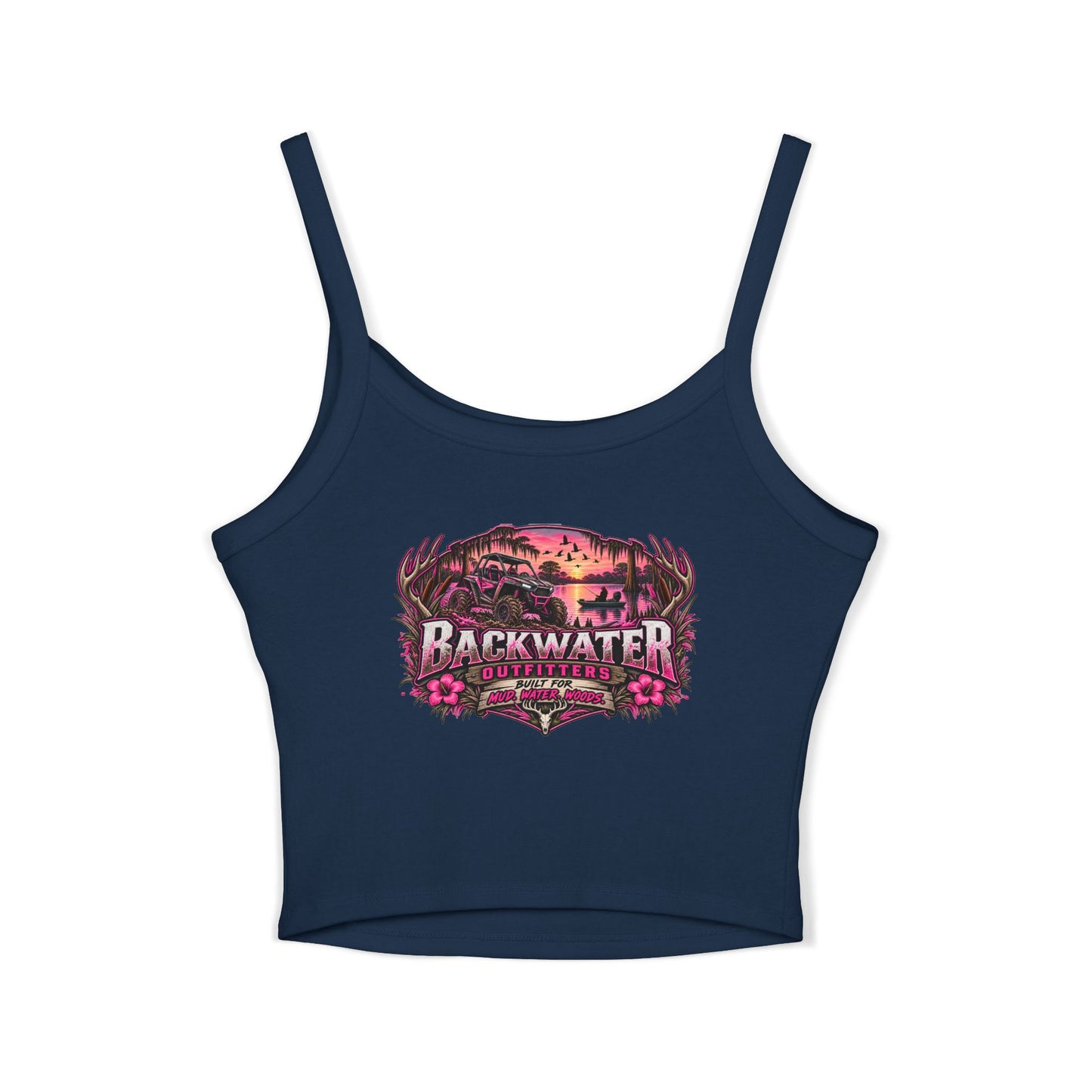 Backwater Outfitters Floral Sunset Tank