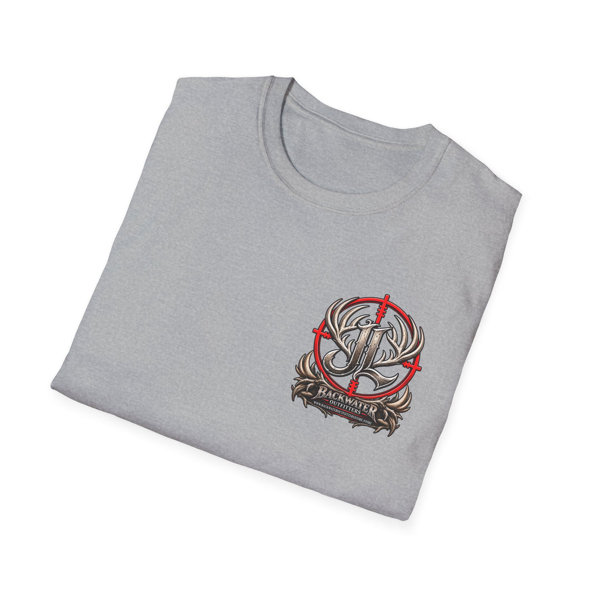 James Luker Indiana Creek Water Graphic T-Shirt — Backwater Outfitters Outdoor Tee Printify