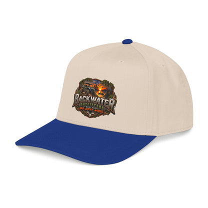 Backwater Outfitters Camping Cap — Retro Outdoor Fishing Hat Printify
