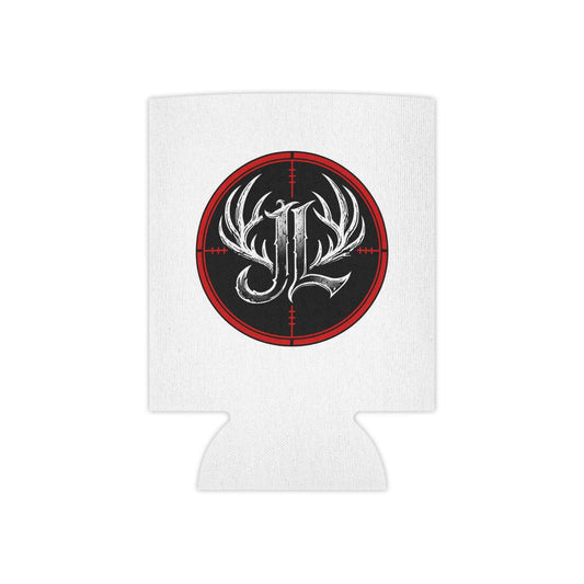 Antler Crosshairs Can Cooler — Hunting Logo Beer Koozie