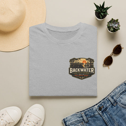 Backwater Outfitters Retro Sunset Logo T-Shirt