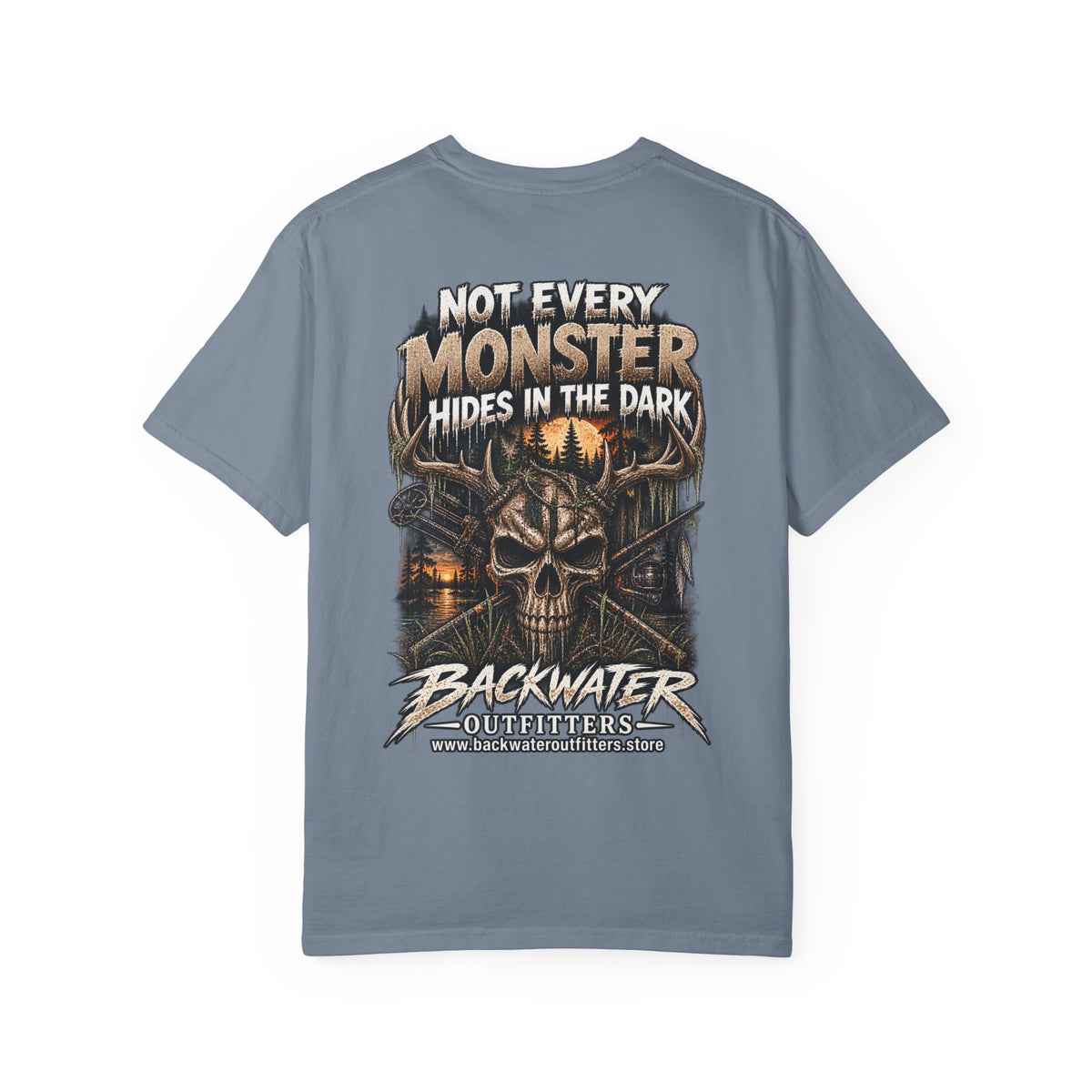 Not Every Monster Hides in the Dark Backwater Outfitters Graphic T-Shirt
