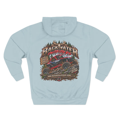Backwater Outfitters Off-Road Hoodie — American Flag & UTV Graphic Printify