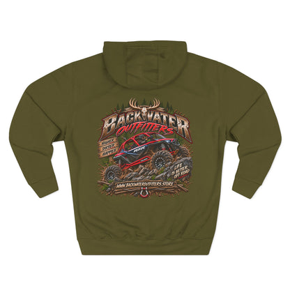 Backwater Outfitters Off-Road Hoodie — American Flag & UTV Graphic Printify
