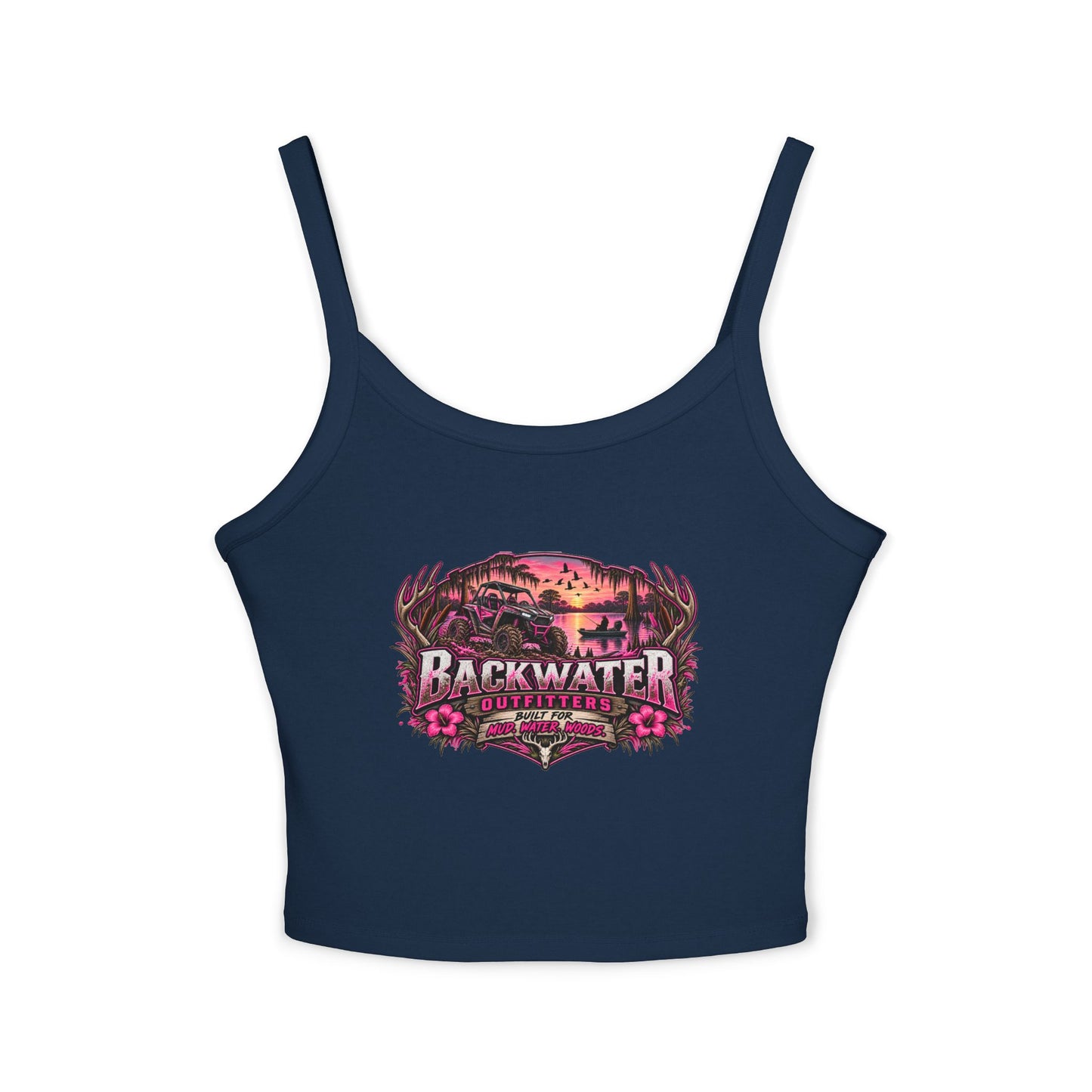 Backwater Outfitters Floral Sunset Tank