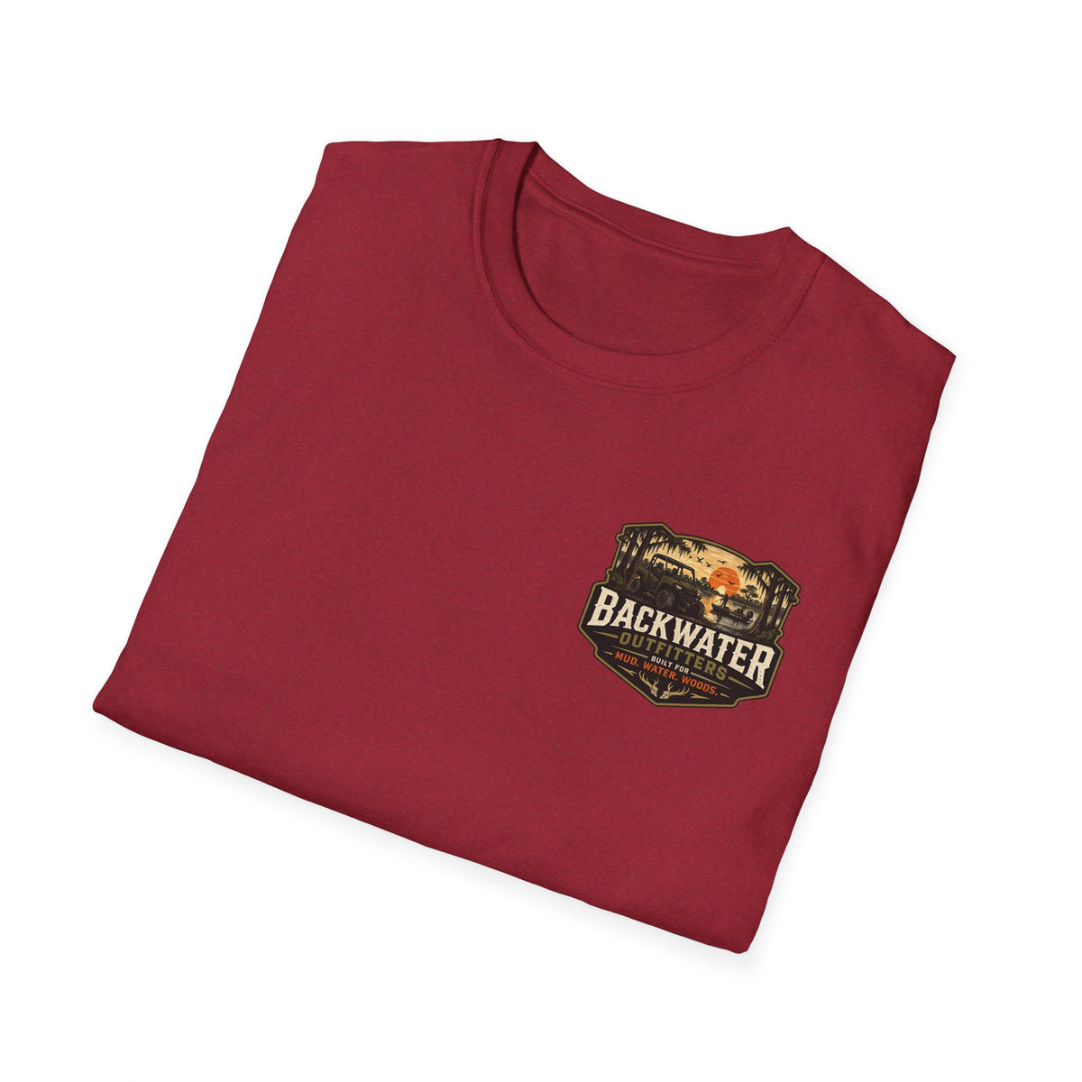 Backwater Outfitters Buggy T-Shirt — Vintage Sunset Fishing & Outdoors Tee