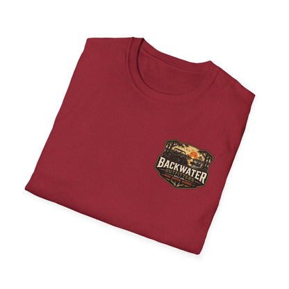 Backwater Outfitters Buggy T-Shirt — Vintage Sunset Fishing & Outdoors Tee