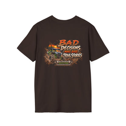 Buggy Off-Road Tee — "Bad Decisions Make Good Trail Stories" ATV/Jeep Adventure T-Shirt Printify