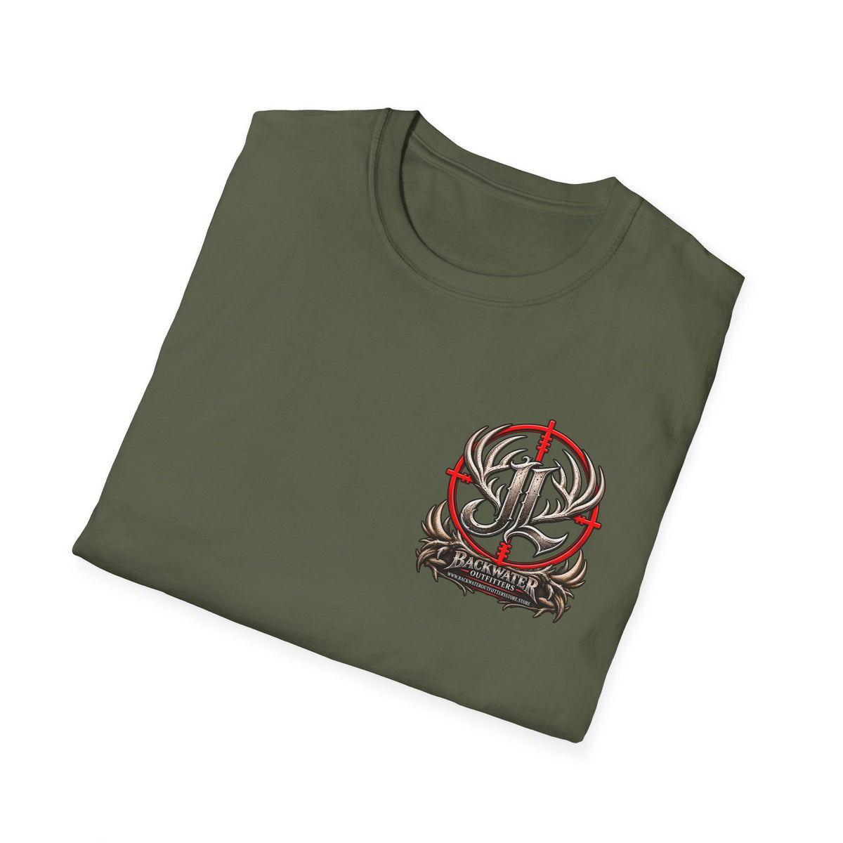 James Luker Indiana Creek Water Graphic T-Shirt — Backwater Outfitters Outdoor Tee Printify
