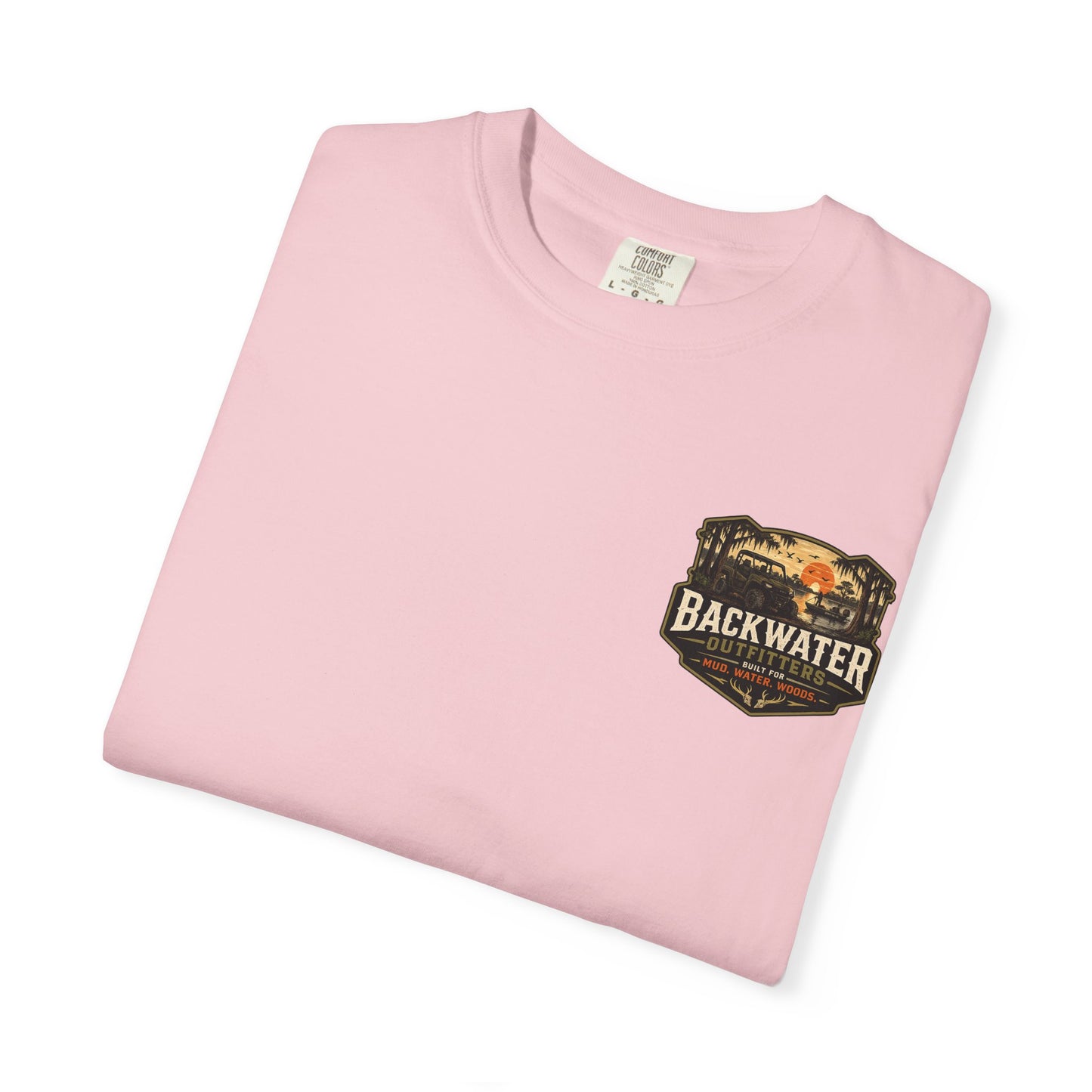 Backwater Outfitters UTV Adventure T-Shirt — "Ride Hard, Live Outdoors" Graphic Tee