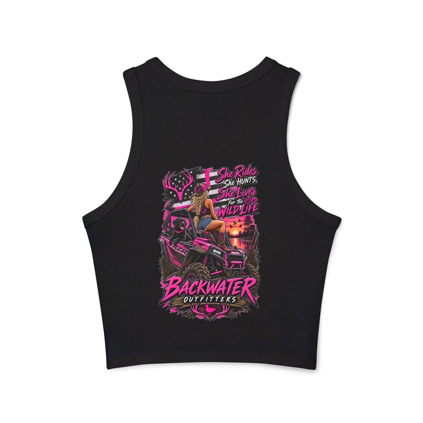 Women's Micro Rib Racer Tank Top