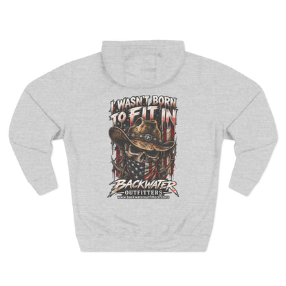 Backwater Outfitters “I Wasn’t Born to Fit In” Outdoor Hoodie