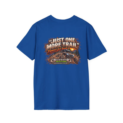 Buggy Backwater Outfitters Just One More Trail Trail T Shirt