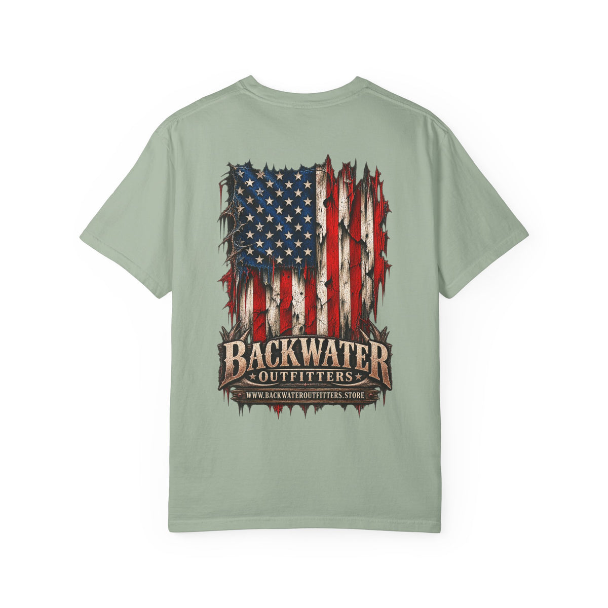 Backwater Outfitters American Flag T-Shirt