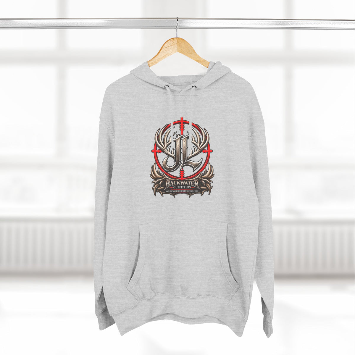 James Luker Indiana Creek Water Backwater Outfitters Hoodie Printify