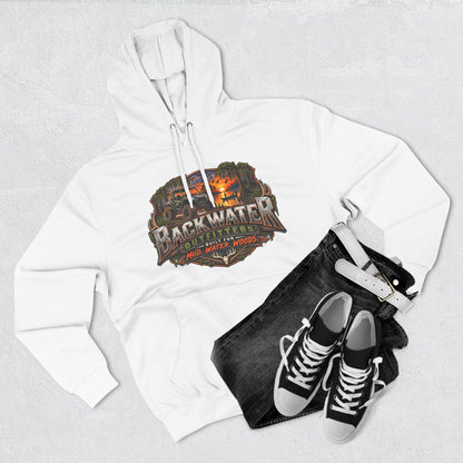 Backwater Outfitters Fishing Hoodie — "Master Baiter" Graphic Pullover